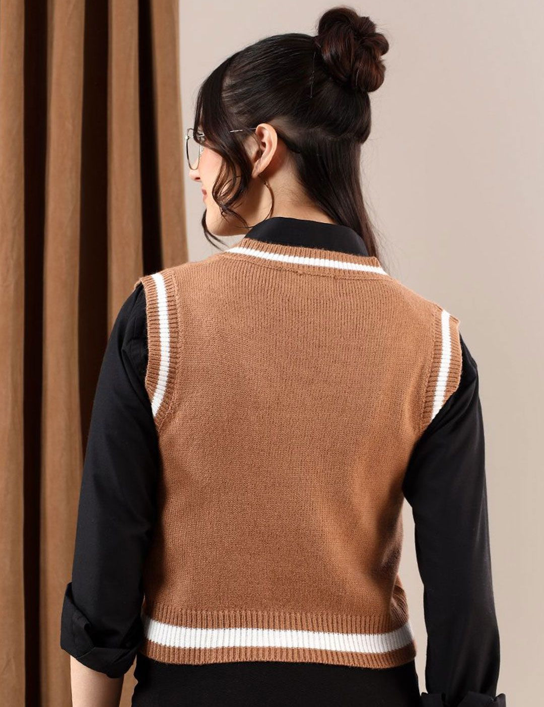 Kotty Women Ribbed Sweater Vest