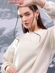 Kotty Women Round Neck Pullover Sweatshirt