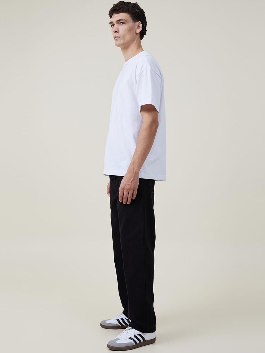 Kotty Men Jean Regular Fit Low-Rise Clean Look Stretchable Cotton Jeans