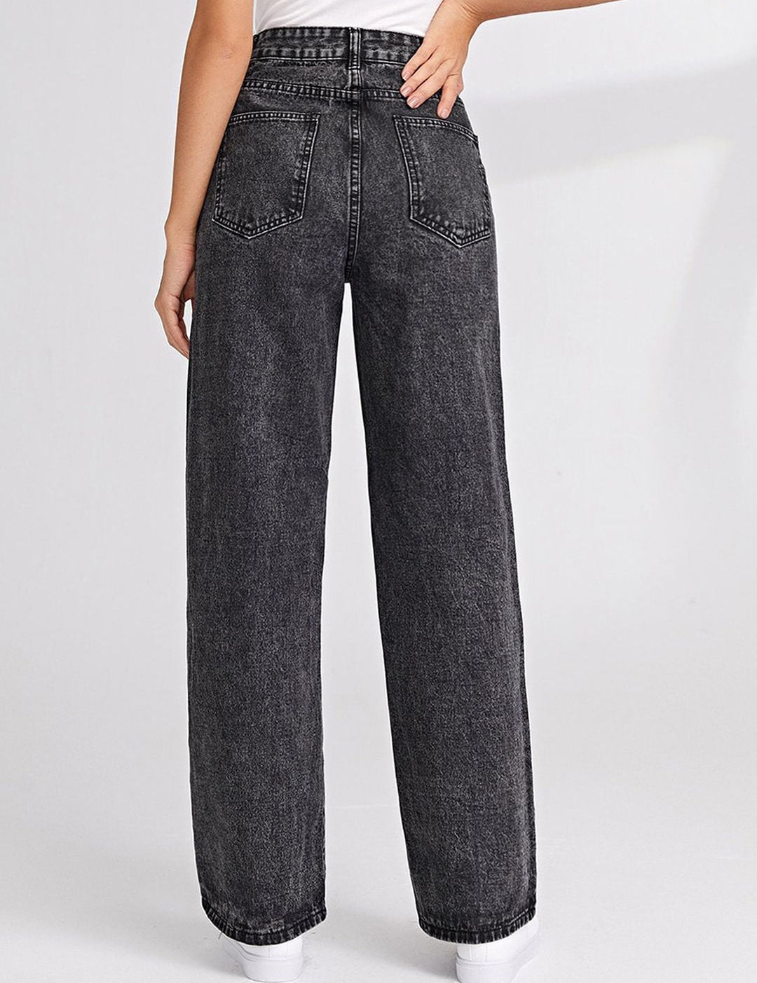 Kotty Women Pack Of 2 Straight Fit High-Rise Stretchable Jeans