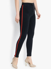 Kotty Women Black Skinny Fit High-Rise Clean Look Jeans