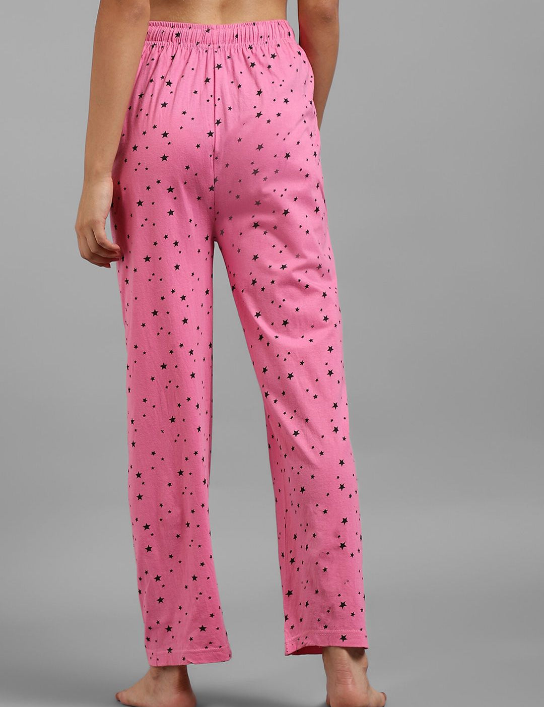 Kotty Women Pink Printed Lounge Pants
