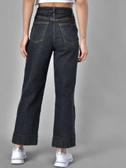 Kotty Women Black Flared Fit Jeans