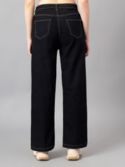 Kotty Women Straight Fit High-Rise Stretchable Jeans