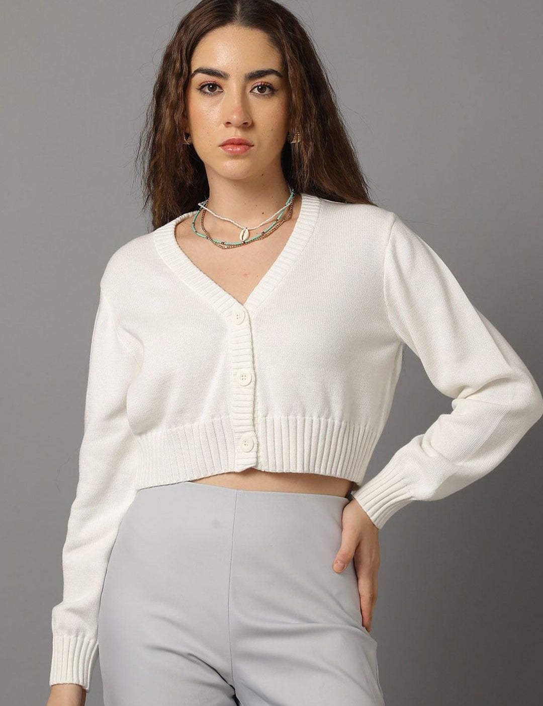 Kotty Women Crop Cardigan