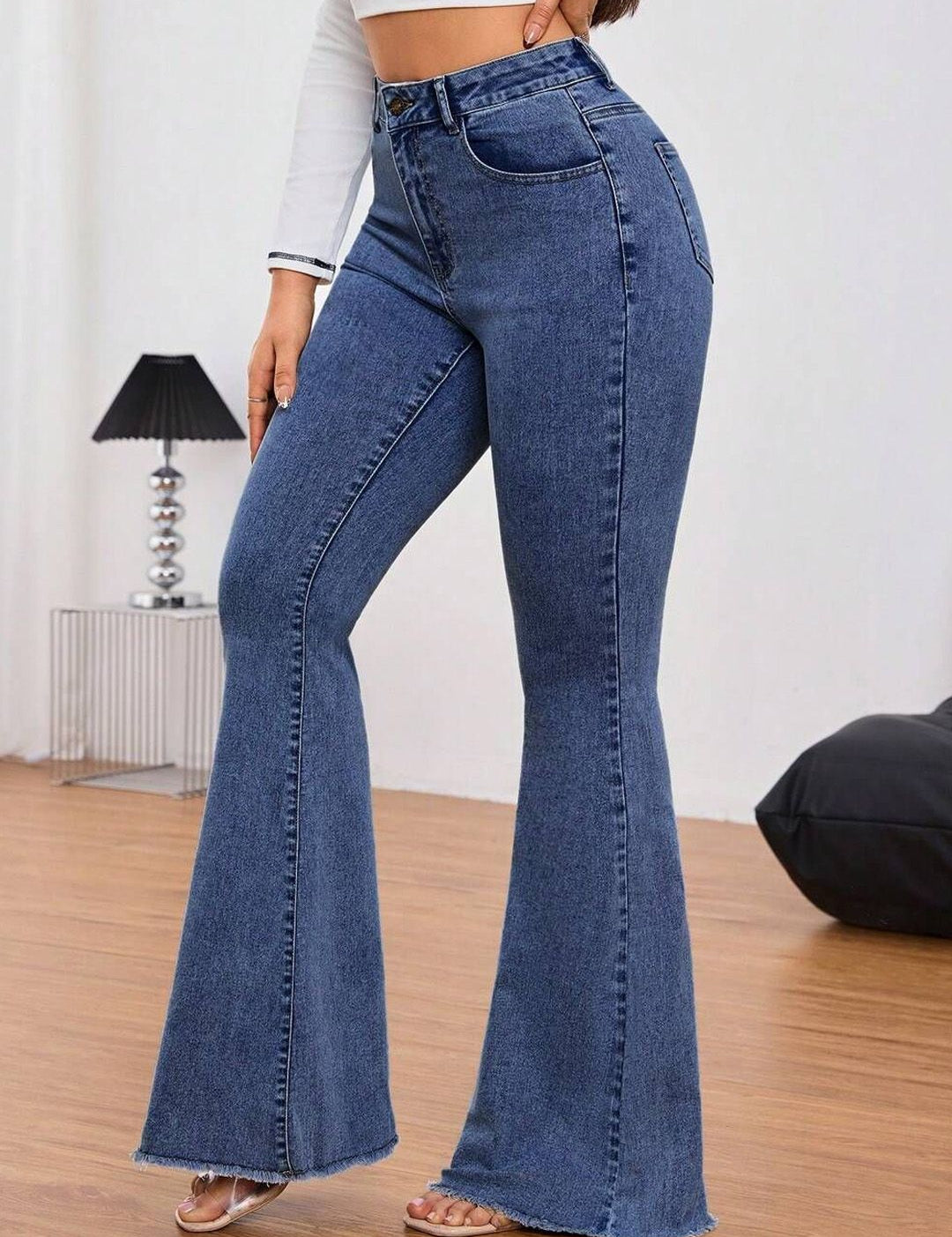 Kotty Women Bootilicious High-Rise Stretchable Bootcut Jeans