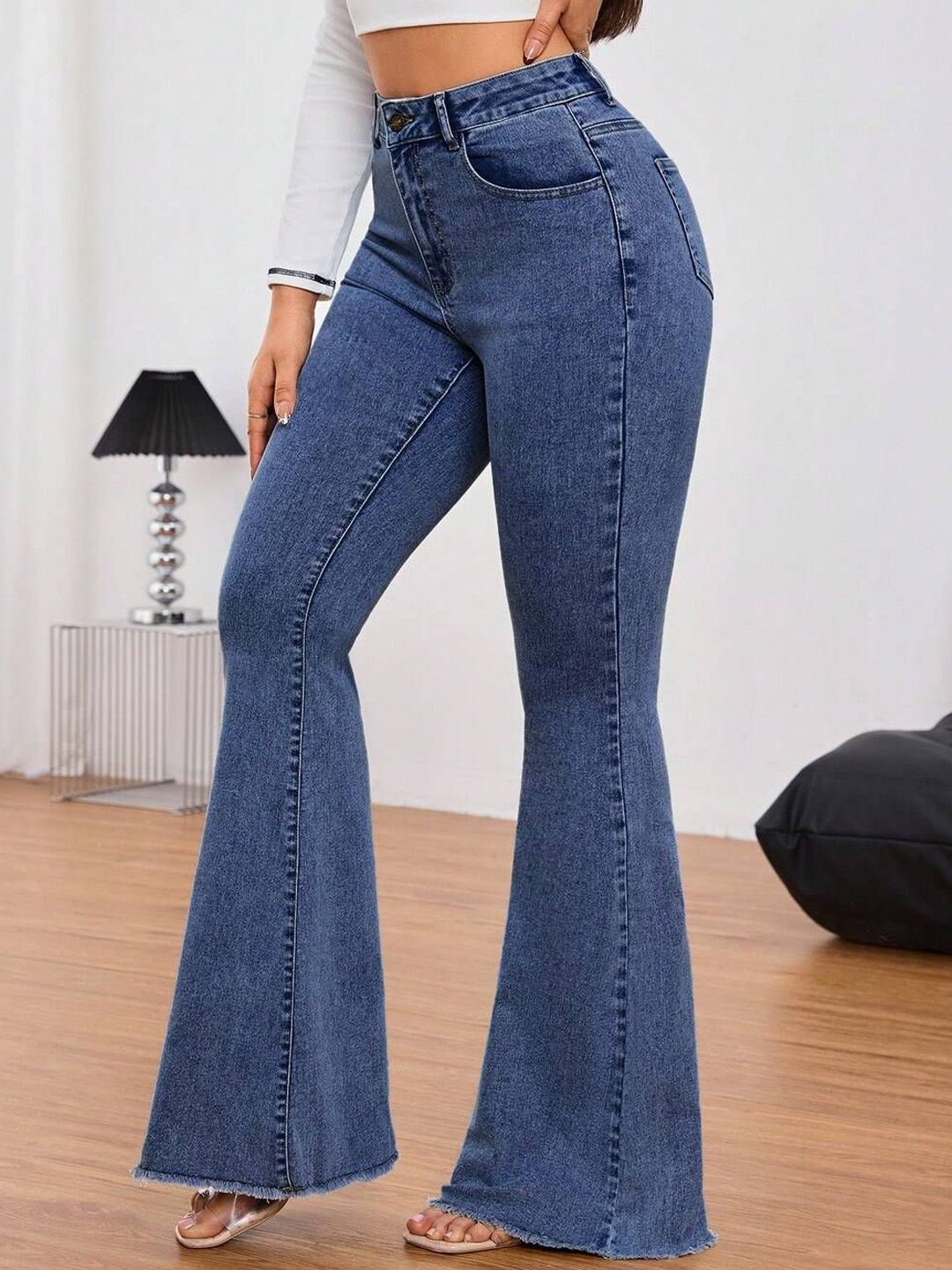 Kotty Women Bootilicious High-Rise Stretchable Bootcut Jeans