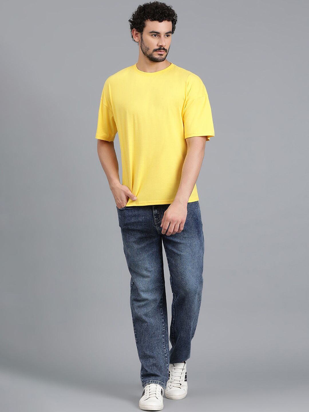 Kotty Men Jean Low-Rise Clean Look Heavy Fade Stretchable Jeans