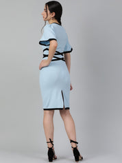 Kotty Flared Sleeves Sheath Dress