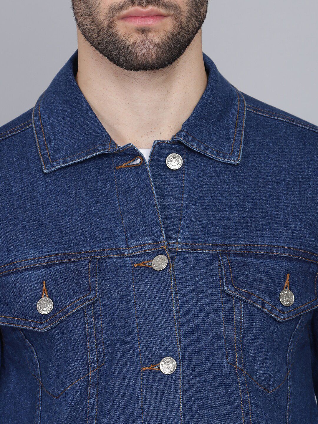 Kotty Men Blue Lightweight Denim Jacket