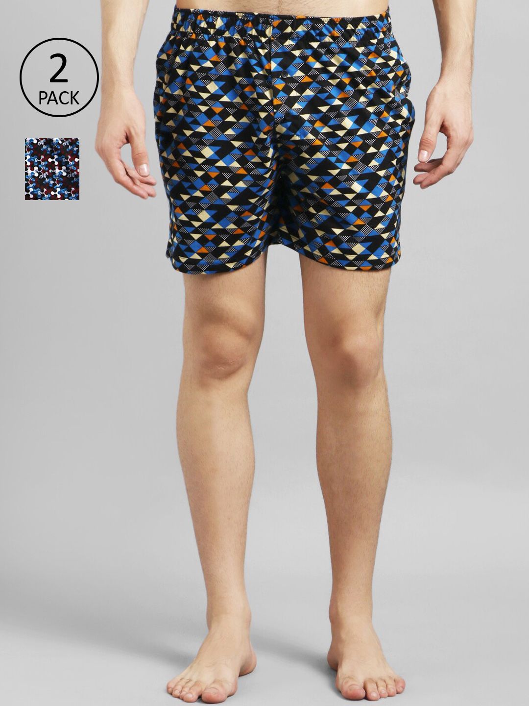 Kotty Men Pack of 2 Printed Boxers KTT2PCMENSBOXERSET44S