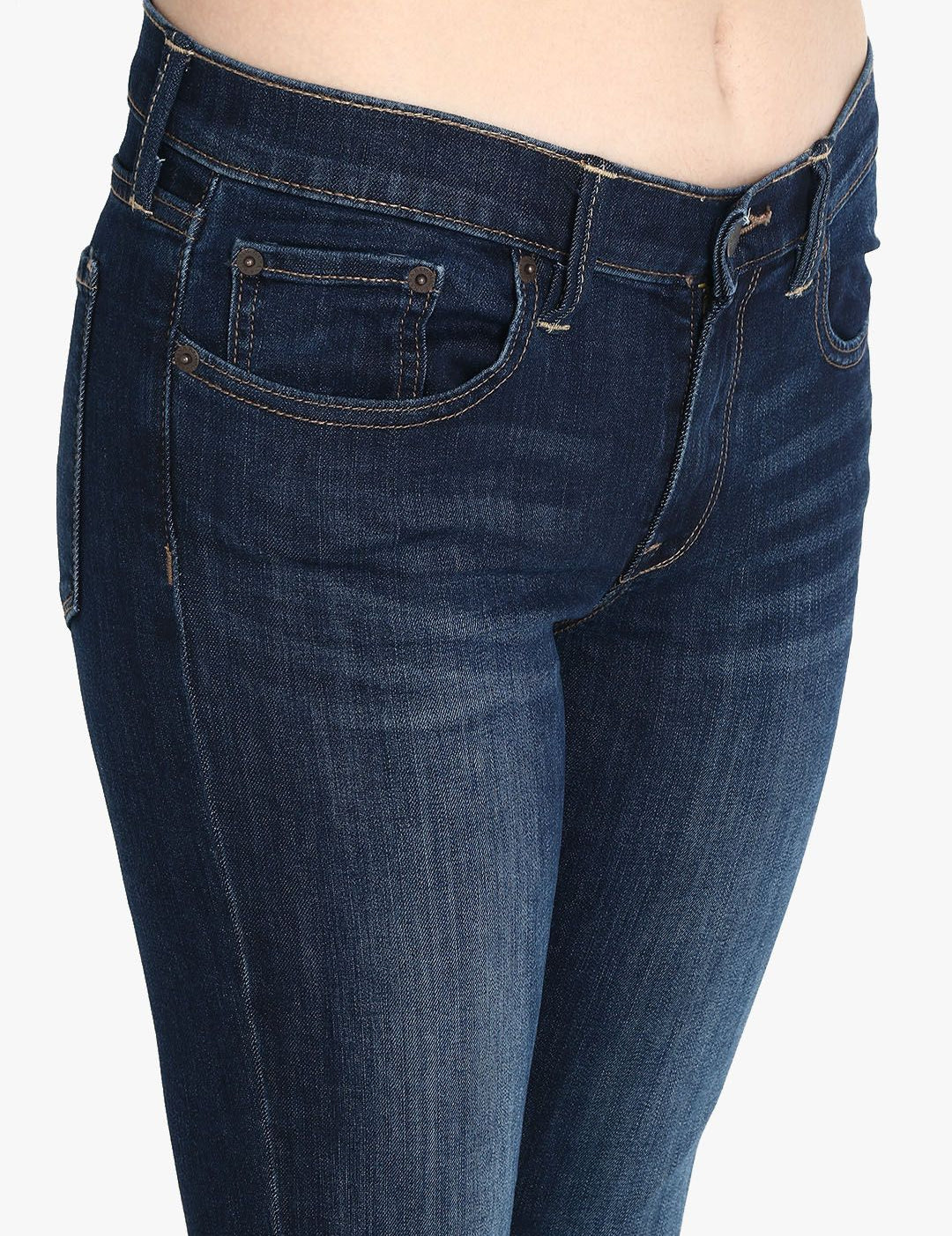 Kotty Women Blue Skinny Fit Mid-Rise Clean Look Jeans