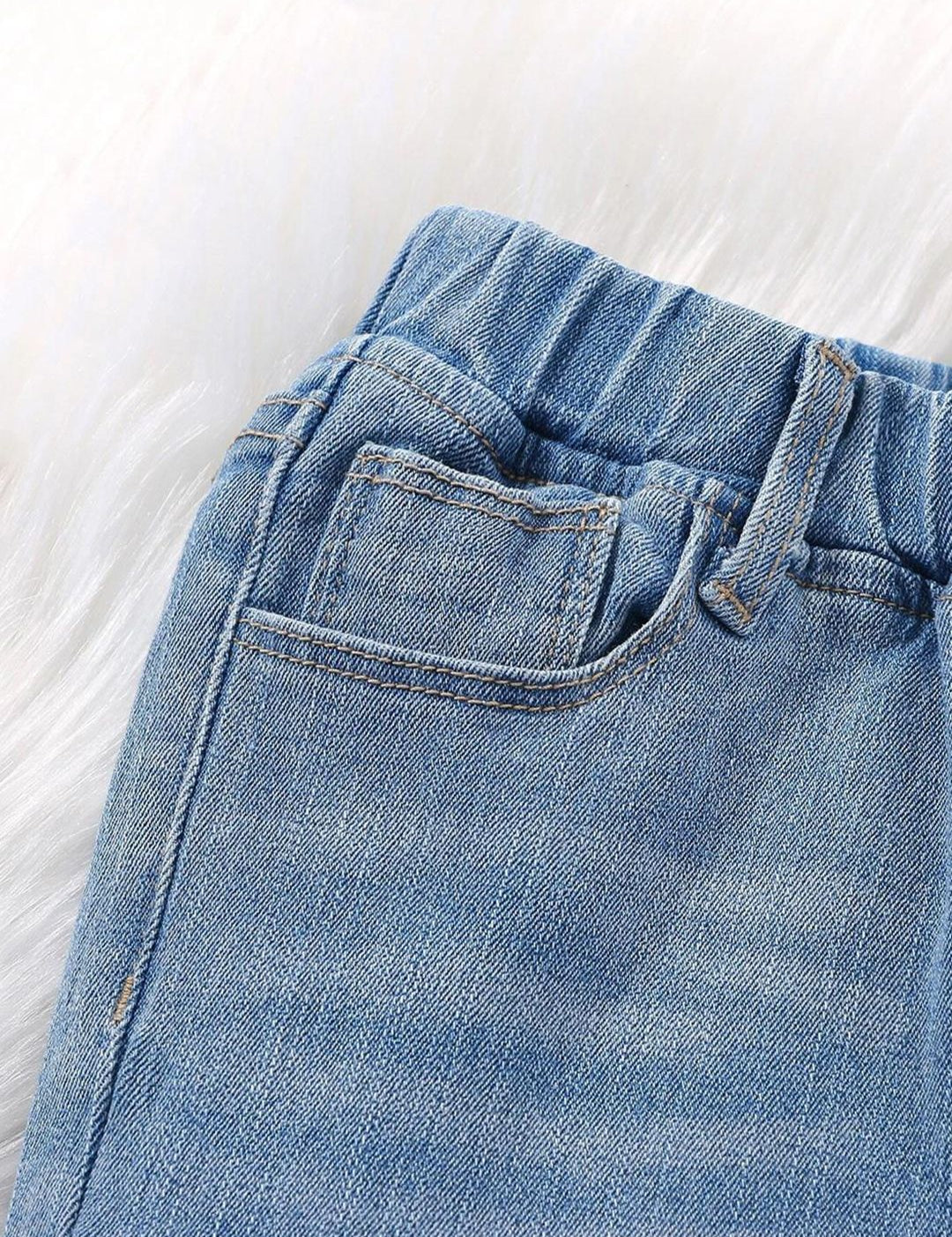 Kotty Girls Jeans Mid Rise Croppped Cotton  Jeans