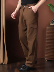 Kotty Men Relaxed Easy Wash Cargos Trousers