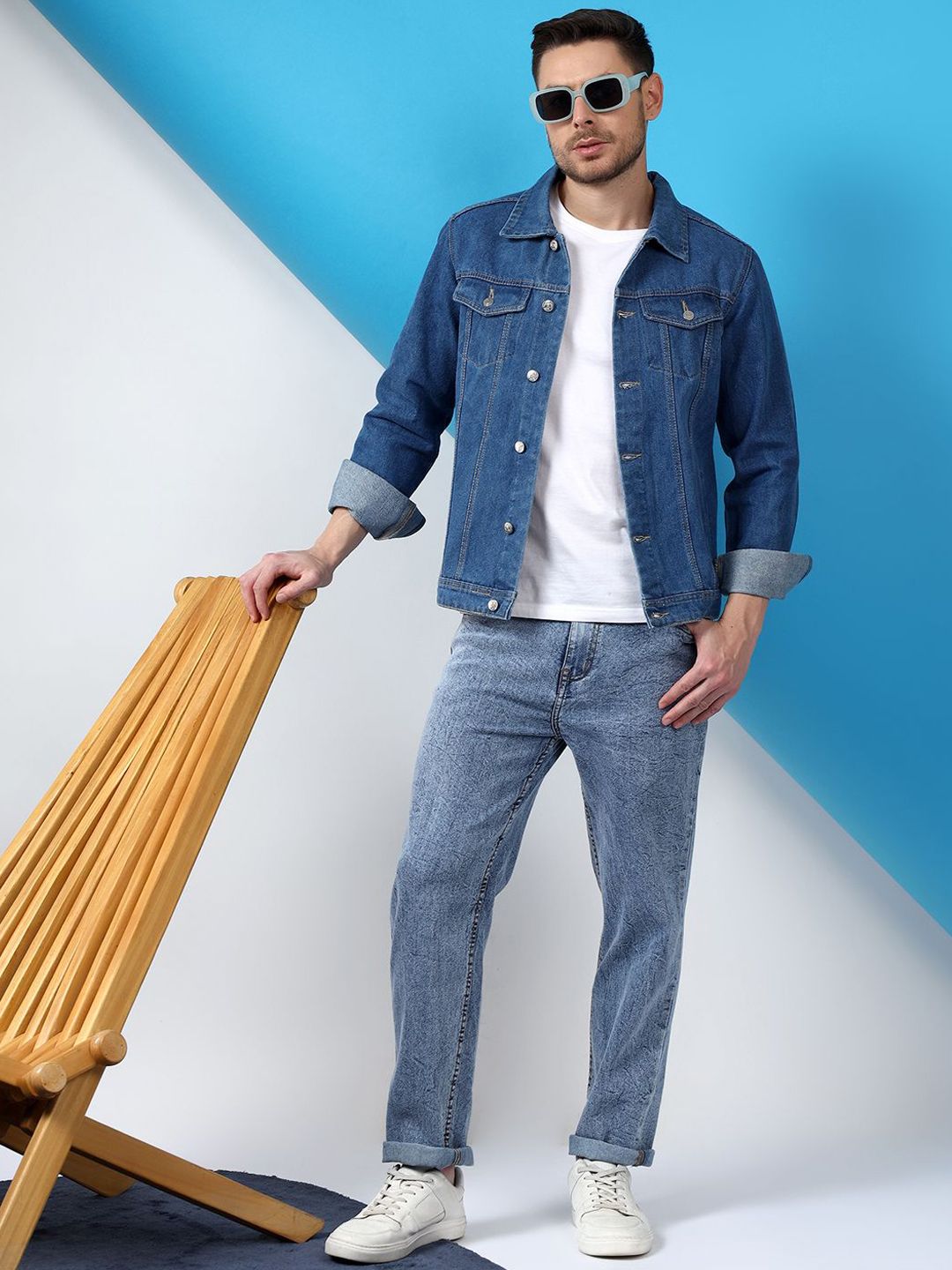 Kotty Spread Collar Denim Jacket