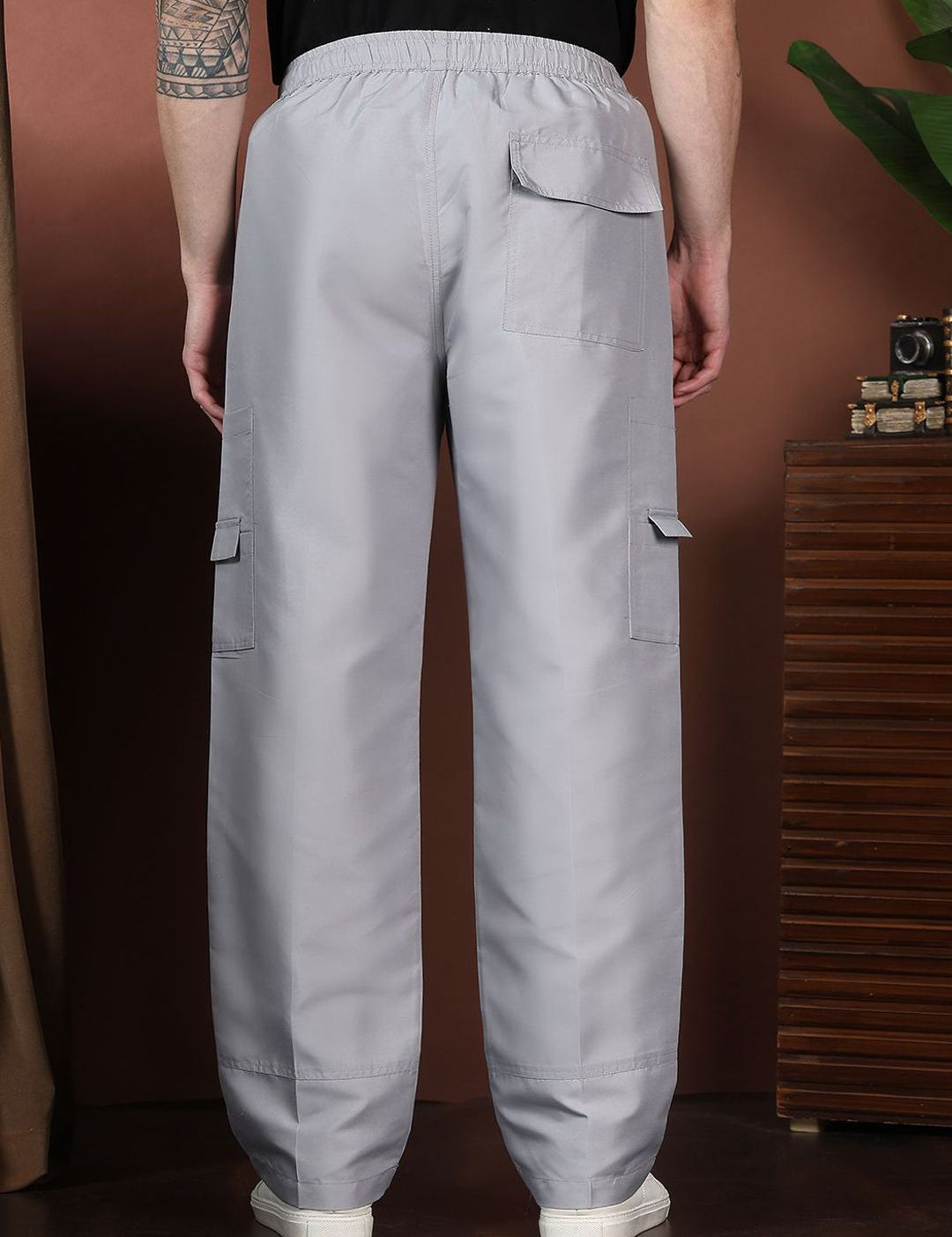 Kotty Men Relaxed Easy Wash Cargos Trousers