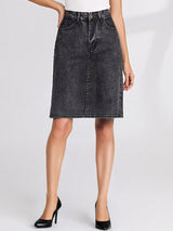Kotty  Women Solid Pencil Knee-Length Skirt