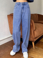 Kotty Women High-Rise Wide Leg Stretchable Jeans