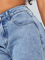 Kotty Women Straight Fit High-Rise Stretchable Jeans