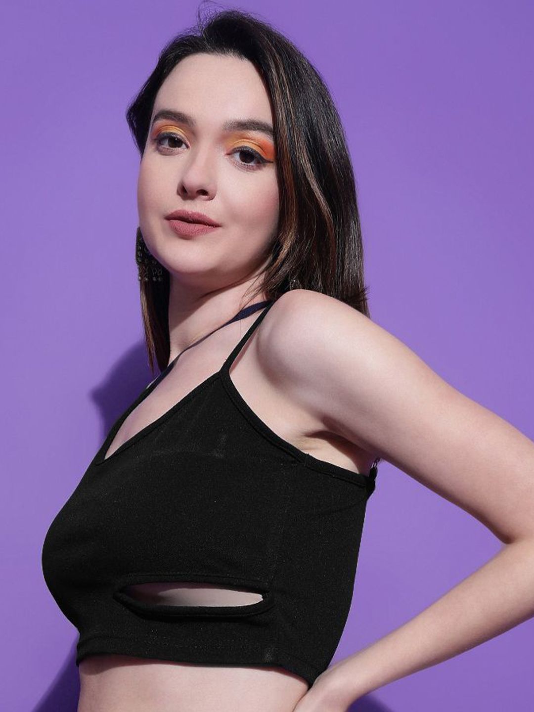 Kotty Women Solid One Shoulder Top