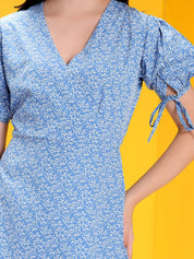 Kotty Women Floral Printed A-Line Mini Dress