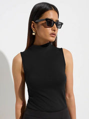 Kotty Women High Neck Sleeveless Top