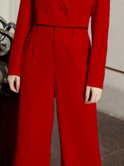 KOTTY BIZwear Women High-Rise Easy Wash Parallel Trousers