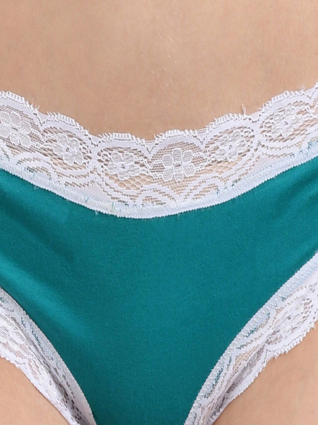 Kotty Women Teal Blue Solid Hipster Briefs KTTWOMENSPANTY21