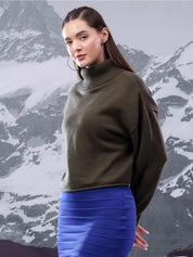 Kotty Women Turtle Neck Pullover Sweater