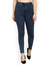 Kotty Women Blue Skinny Fit High-Rise Clean Look Jeans