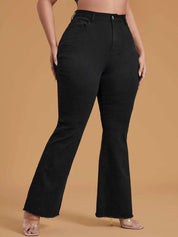 Kotty Women Jean Bootcut High-Rise Stretchable Jeans