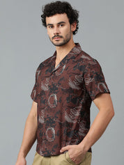 Kotty Men Abstract Printed Casual Shirt
