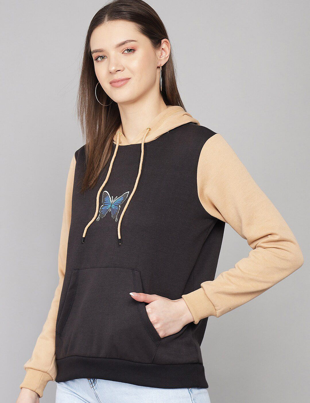 Kotty Hooded Sleeveless Fleece Sweatshirt