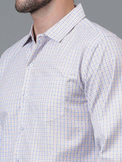 Kotty White New Gingham Checked Casual Shirt