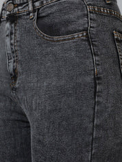 Kotty Women Grey Jean High-Rise Highly Distressed Stretchable Jeans