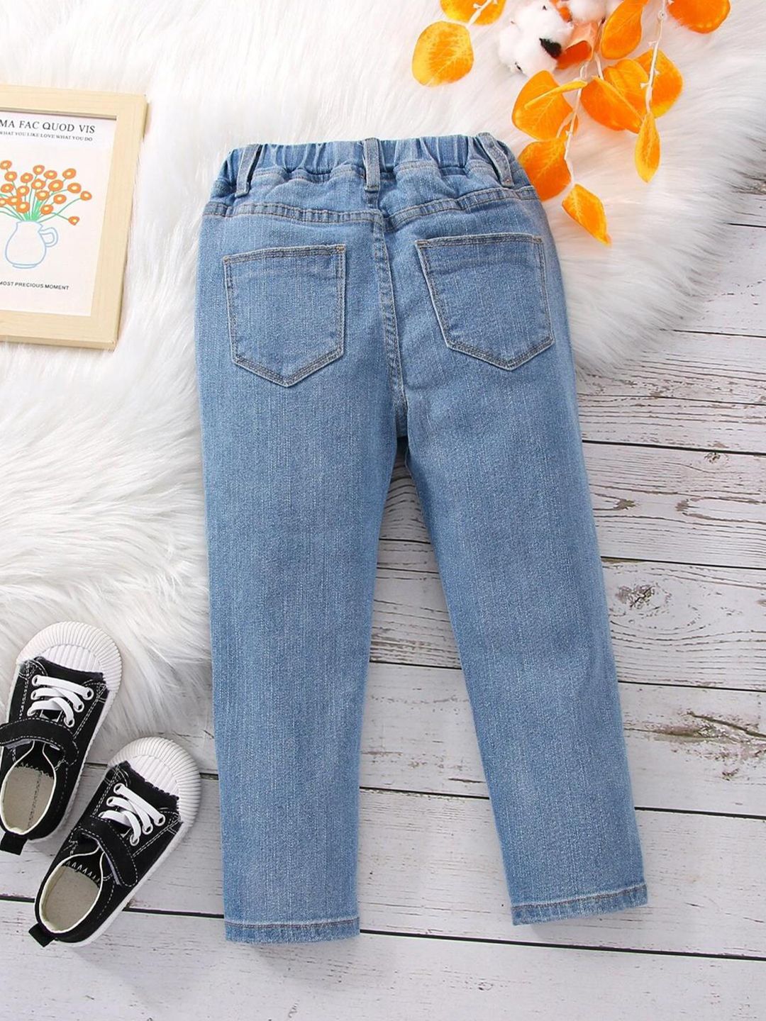 Kotty Girls Jeans Mid Rise Croppped Cotton  Jeans