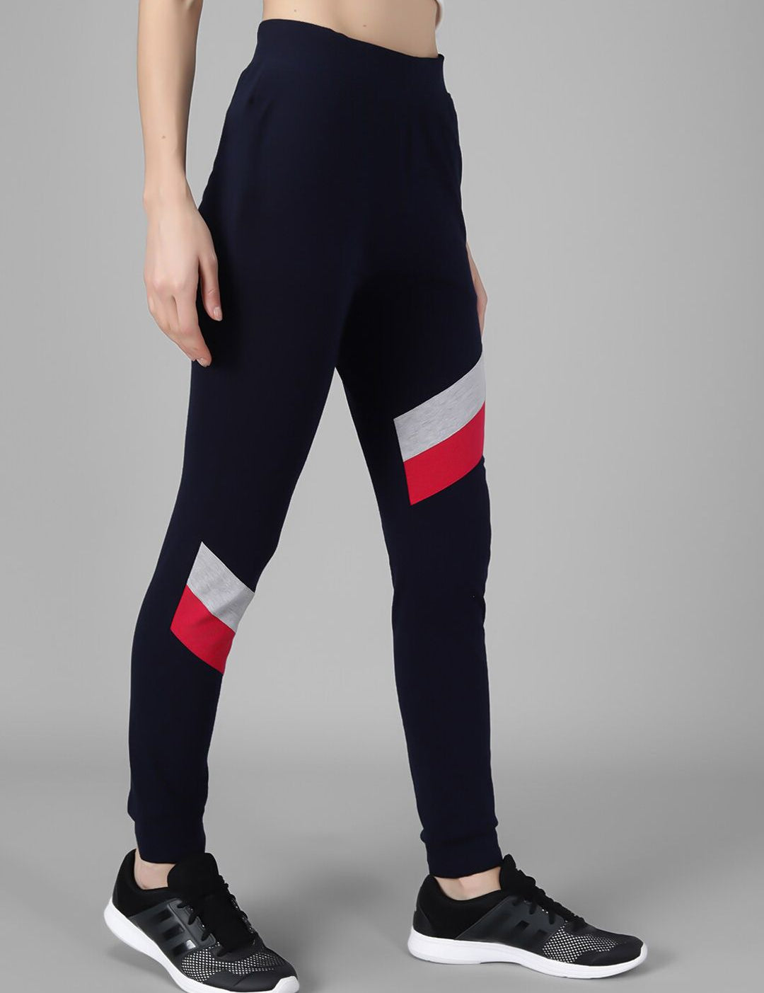 Kotty Women Navy Blue Solid Joggers
