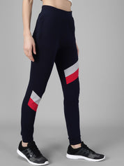 Kotty Women Navy Blue Solid Joggers