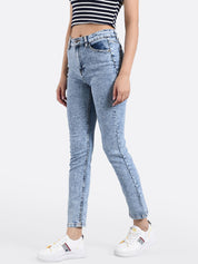 Kotty Women Blue Skinny Fit High-Rise Clean Look Jeans