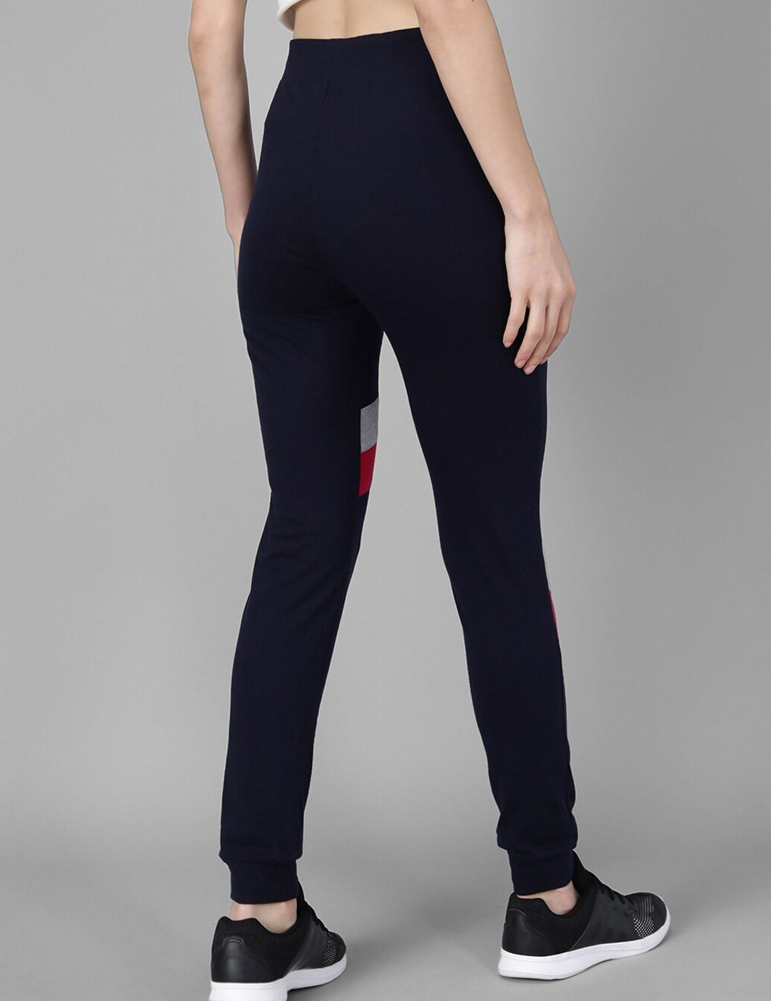 Kotty Women Navy Blue Solid Joggers