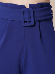 Kotty Women Pack Of 2 Relaxed High-Rise Straight Fit Easy Wash Pleated Trousers