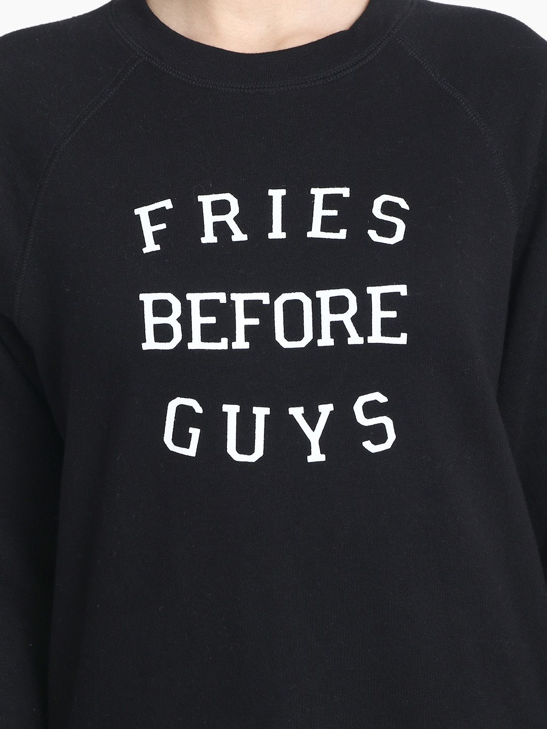 Kotty Women Black Printed Sweatshirt