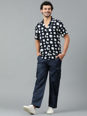 Kotty Men Tie and Dye Printed Casual Shirt