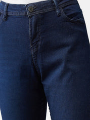 Kotty Women Navy Blue Skinny Fit High-Rise Clean Look Jeans