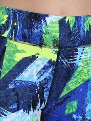 Kotty Women Blue & Green Printed Tights