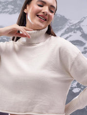 Kotty Women High Neck Pullover Sweater