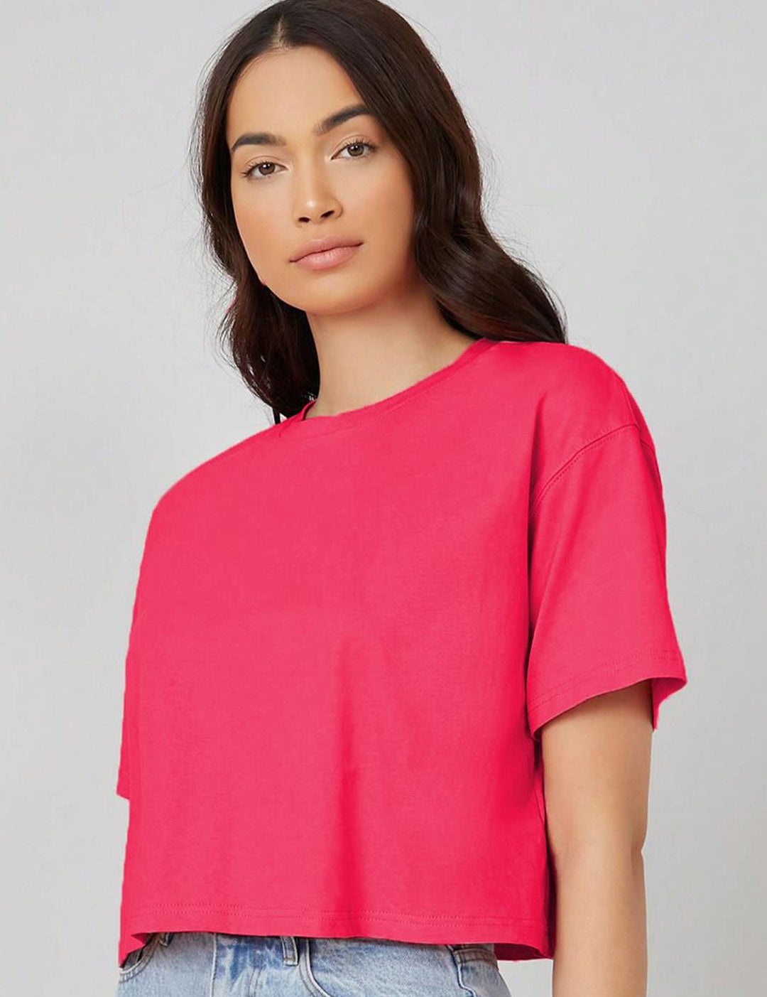 KOTTY Basics Women Solid Round Neck T-shirt