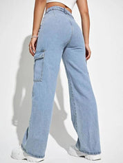 Kotty Women Blue Jean Straight Fit High-Rise Stretchable Jeans