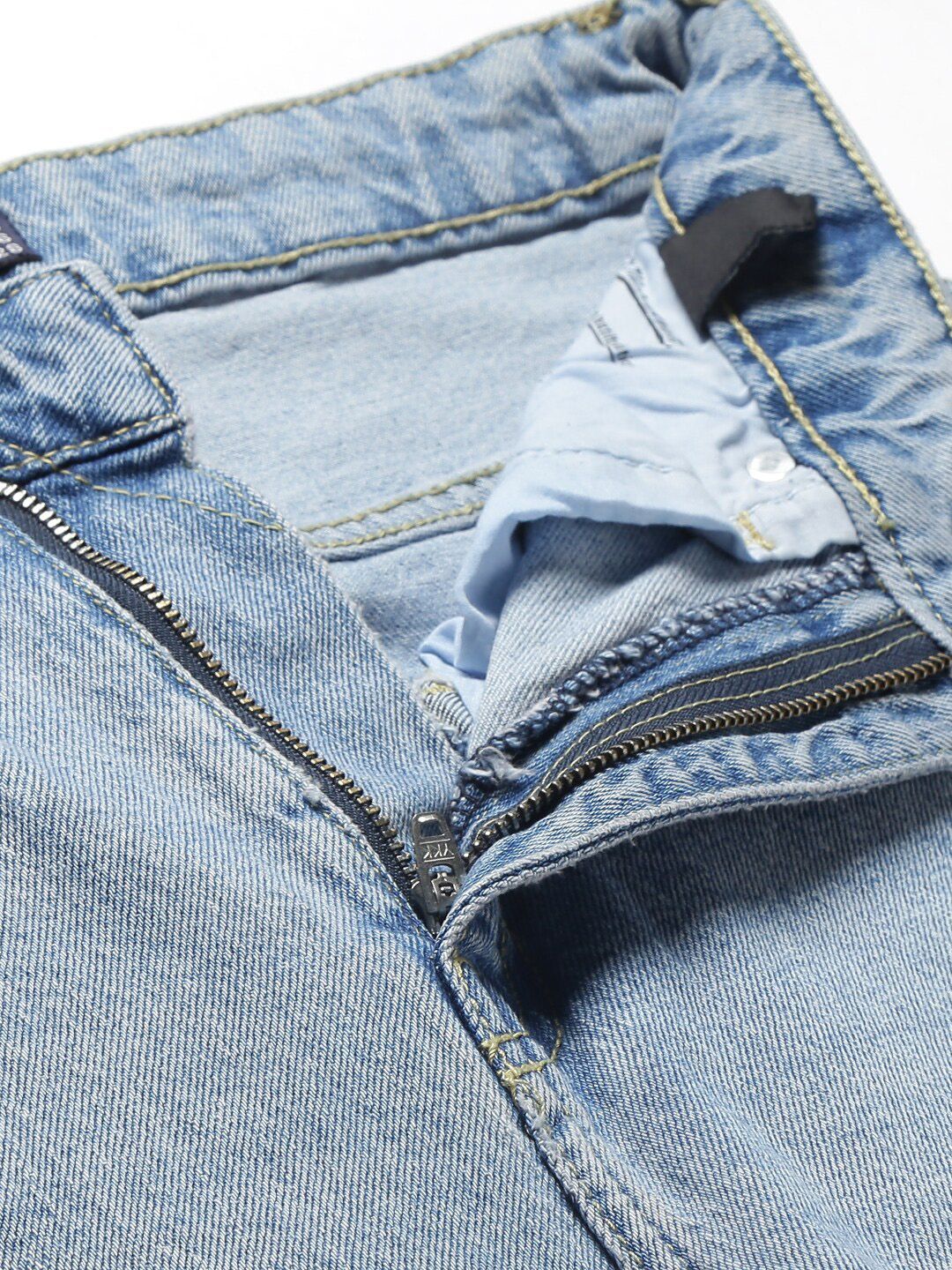 Kotty Women Blue Light Fade Clean Look Flared Jeans