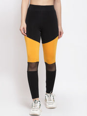 Kotty Women Colourblocked Training or Gym Tights